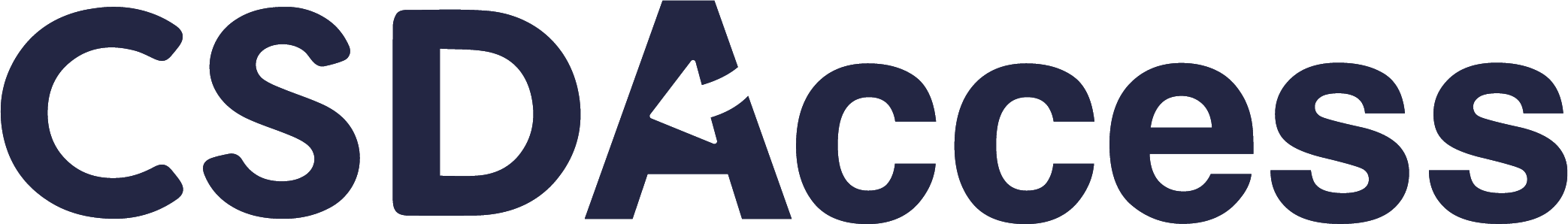 CSD Access logo in navy blue
